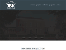 Tablet Screenshot of jbkprojectbouw.be